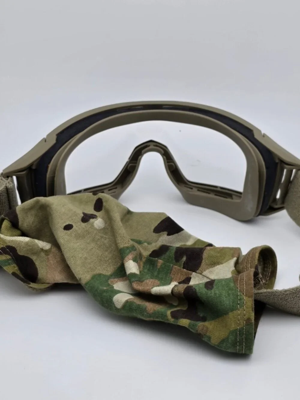 Revision U.S. Military Desert Locust Tan 499 2x Lens Clear and Grey APEL Goggles